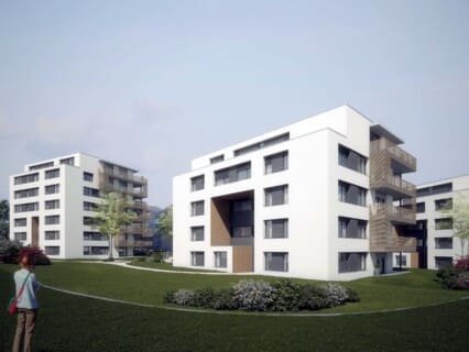 Neubau Immobilien - 3D Render Architektur für Vermarktung
