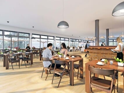 3D Visualisierung - Innenansicht Restaurant
