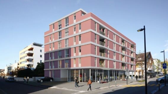 Wohn- und Gewerbebau