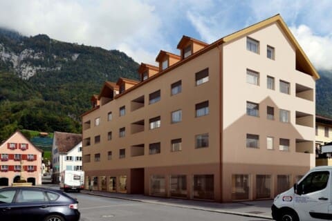 Wohn- und Gewerbebau