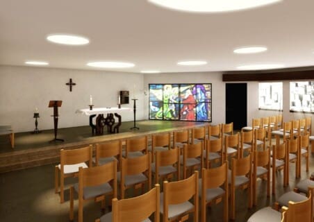 3D Visualisierung Innenraum Kirche