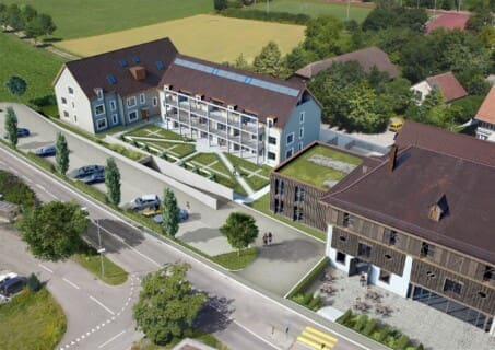 Wohn- und Gewerbebau