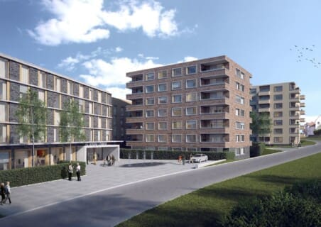 Wohn- und Gewerbebau