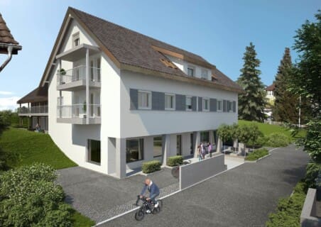 Wohn- und Gewerbebau