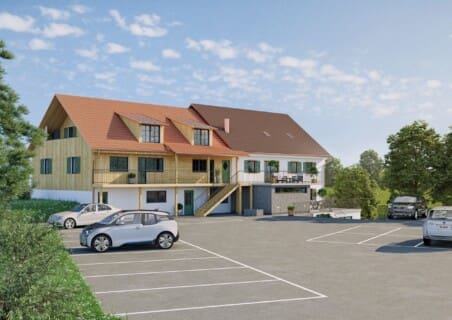 Wohn- und Gewerbebau