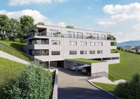 3D Rendering Architektur Neubau Haus in Berneck