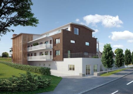 Wohn- und Gewerbebau