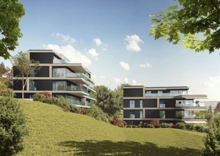 3D Architekturvisualisierung Neubau Immobilien in Kilchberg