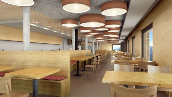 3D Visualisierung Innenraum Restaurant in Mettmen
