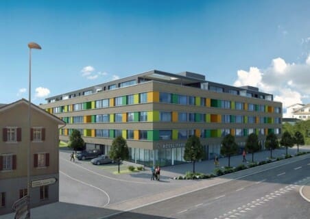 Wohn- und Gewerbebau