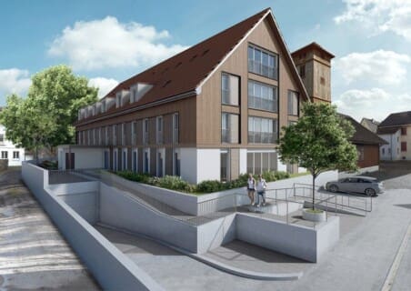 Wohn- und Gewerbebau