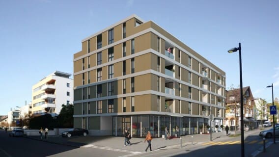 Wohn- und Gewerbebau