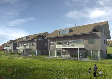 3D Visualisierung Wohnüberbauung - Objekt in Wichtrach