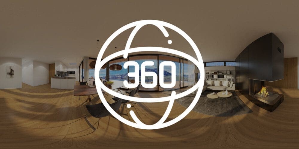 Wohnraum Virtuelle Besichtigung 3D