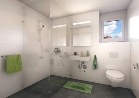 3D Visualisierung Render Badezimmer Bathroom
