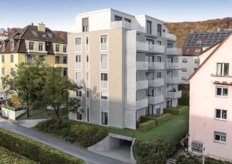 Visualisierung Projekt Neubau Mehrfamilienhaus Zuerich