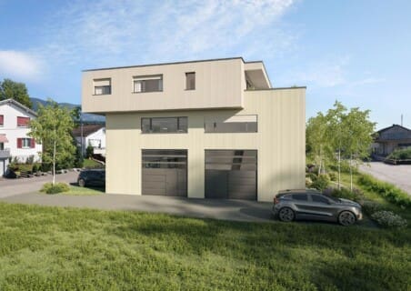 Wohn- und Gewerbebau